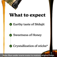 Better Alt Shilajit Honey Sticks Caramel Flavor packaging highlight convenience.