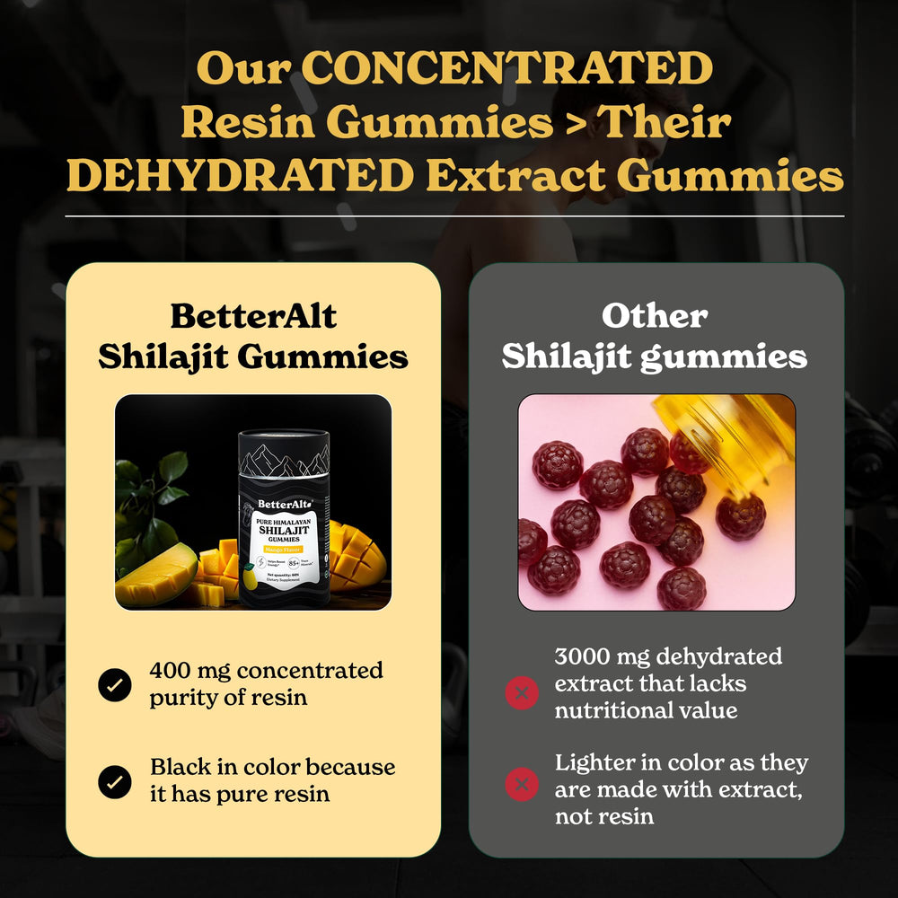 Better Alt vegan organic Shilajit Gummies align with ethical wellness values.