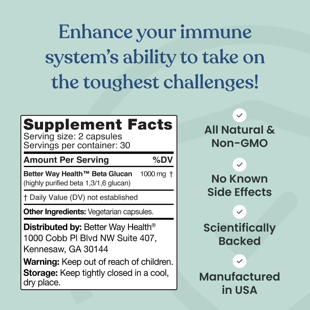 Better Way Health Beta Glucan 500 athlete training scene implies recovery support.