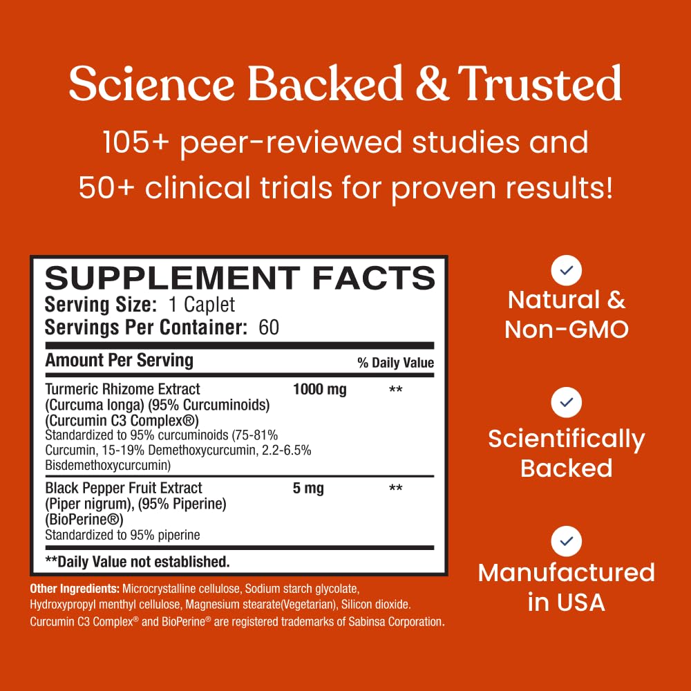 Better Way Health Turmeric Curcumin C3 non-GMO gluten-free emblem on packaging.