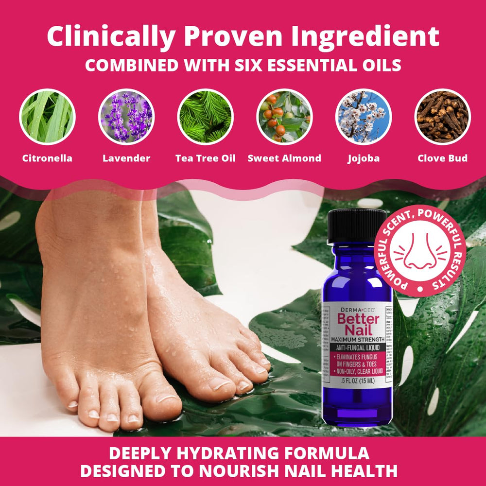 Better Nail tea tree and lavender oils aroma suggesting a refreshing application experience.