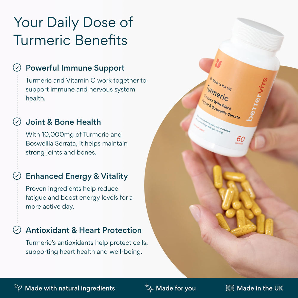 Bettervits boswellia ginger blend bottle for a broader botanical supplement routine.