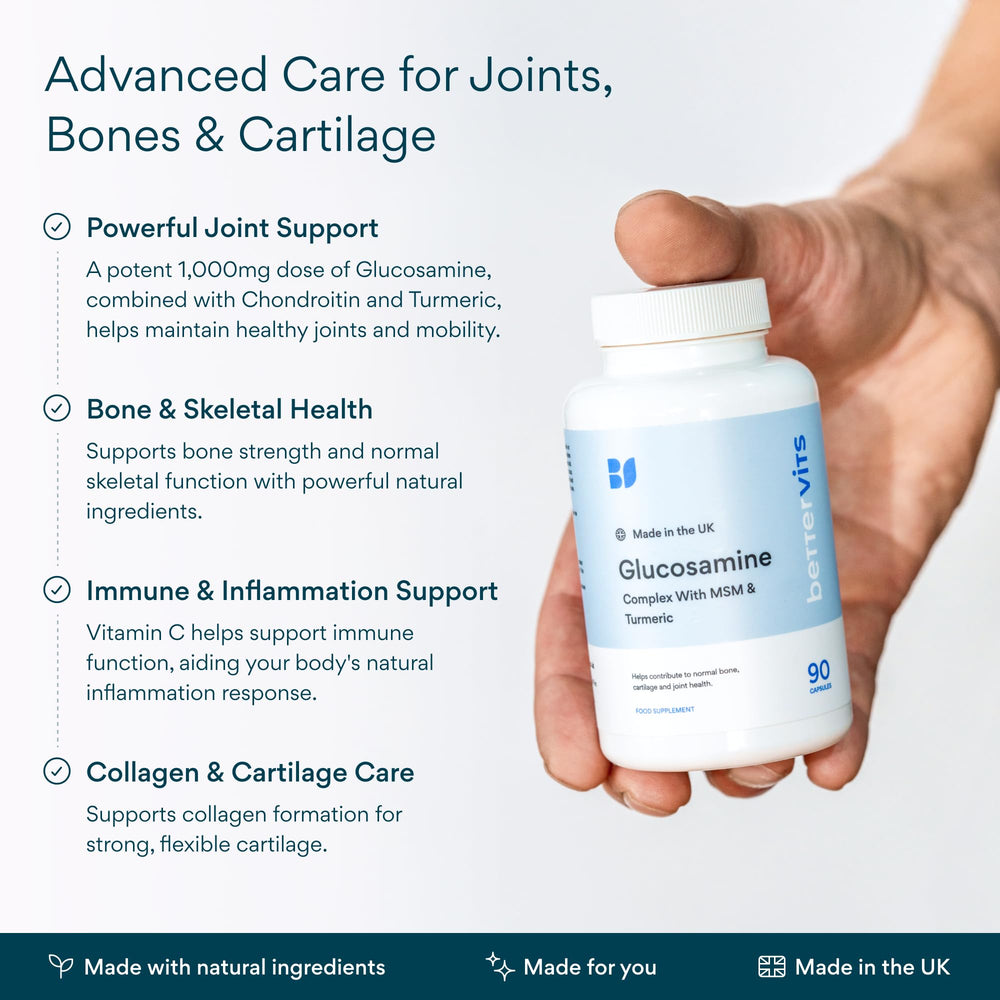 Bettervits use in daily routine with water to support joint comfort.