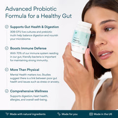 Bettervits Probiotics with inulin fiber for prebiotic support