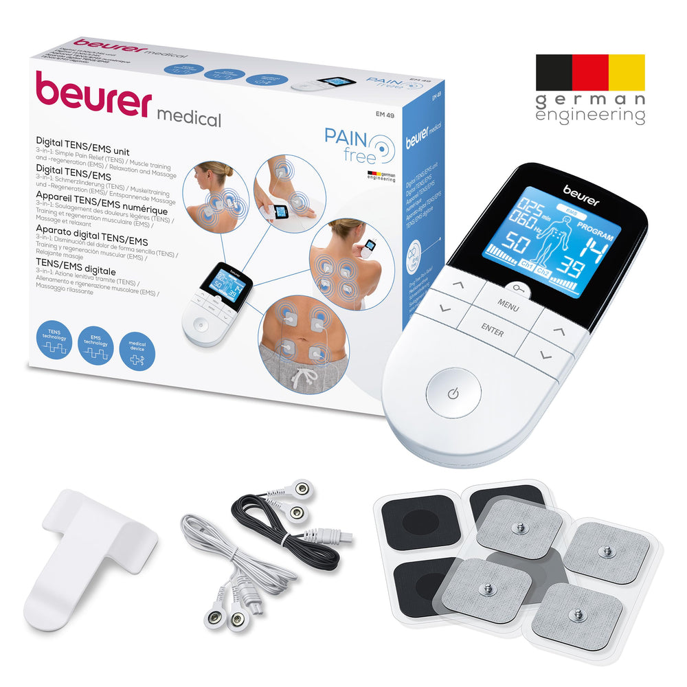 Beurer EM49 at-home therapy device for targeted relief and muscle care.