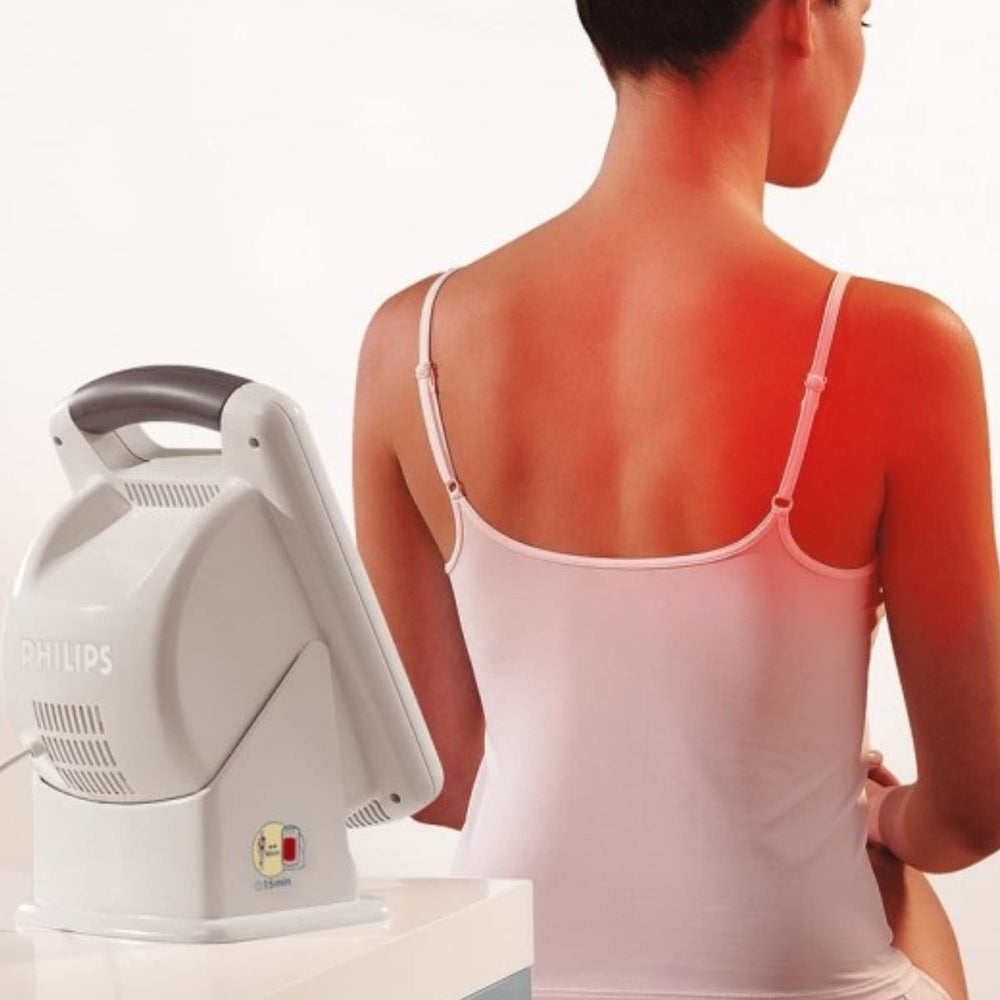 Beurer IL50 infrared lamp with digital timer for precise sessions.