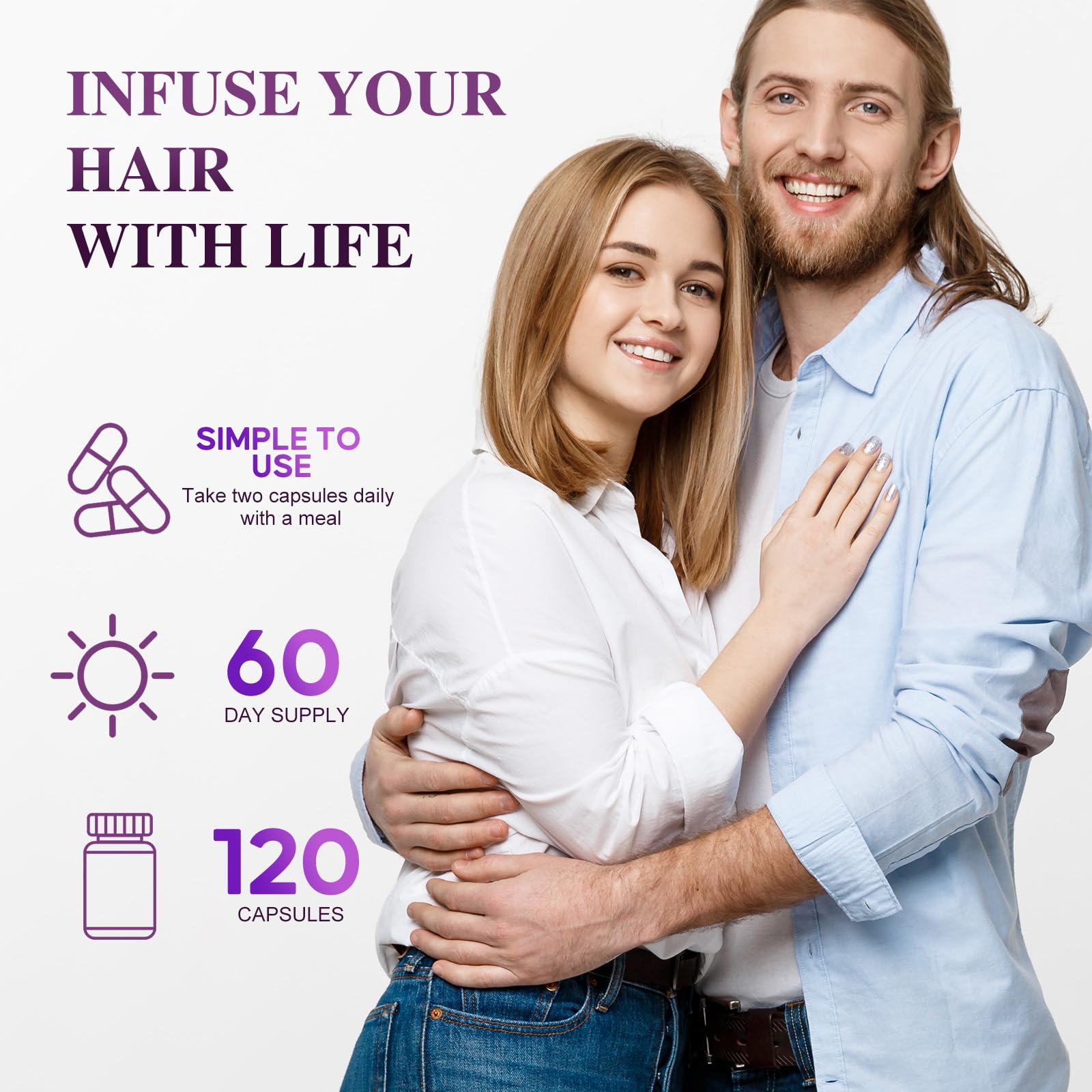 Bevalence Biotin daily routine scene suggests easy, consistent use.
