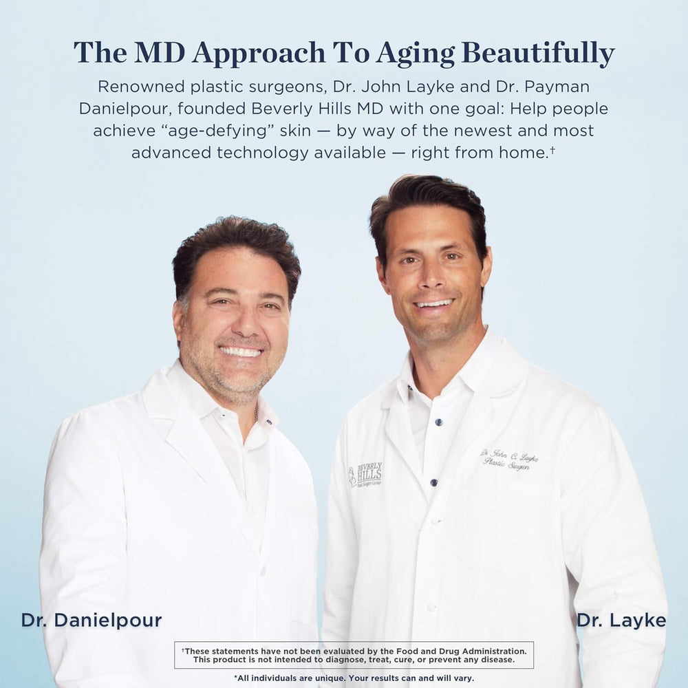 Beverly Hills MD Dermal Repair MSM pill closeup with subtle glow implication.