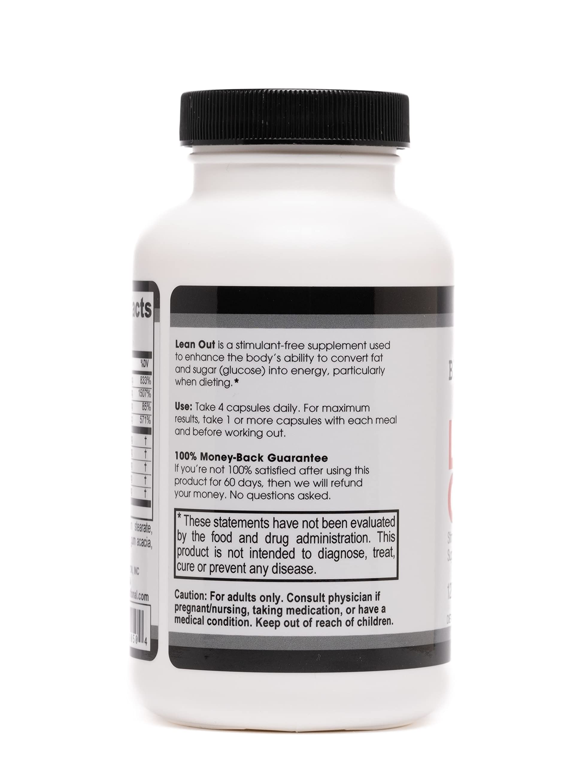 Lean Out capsules inside bottle representing easy daily use