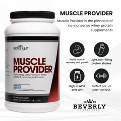 Beverly International Muscle Provider vanilla post-workout shake for lean recovery