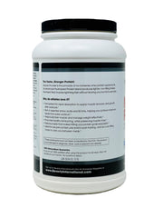 Beverly International Muscle Provider vanilla scoop in shaker enables smooth mix