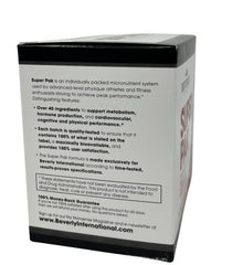 Nine capsules and tablets per day lineup from Super Pak for performance stamina.