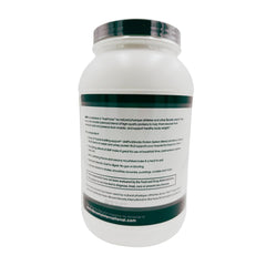 Beverly International UMP bottle label close-up highlighting milk-based protein.