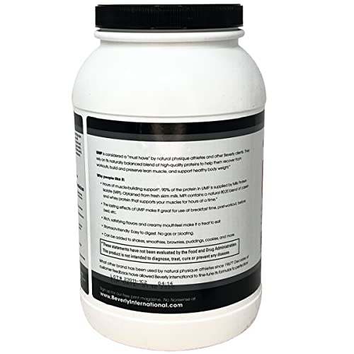 Beverly International UMP Vanilla shake in glass showing easy post-workout recovery.