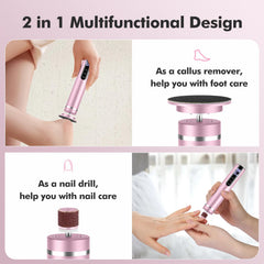 BevinMugford cordless pedicure device for on-the-go foot care