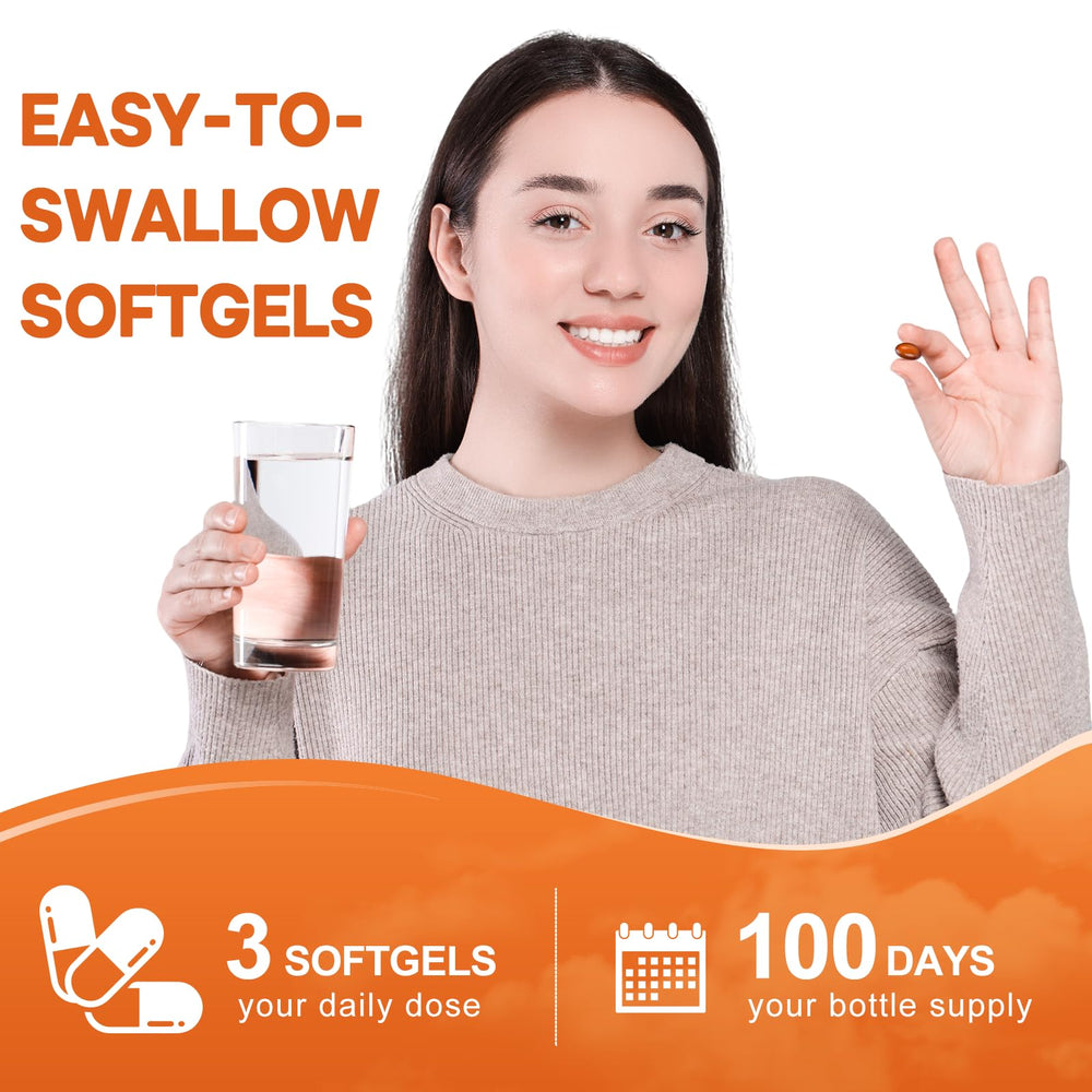 BEWORD softgels packaging with non-GMO label emphasizes allergen-friendly formula.