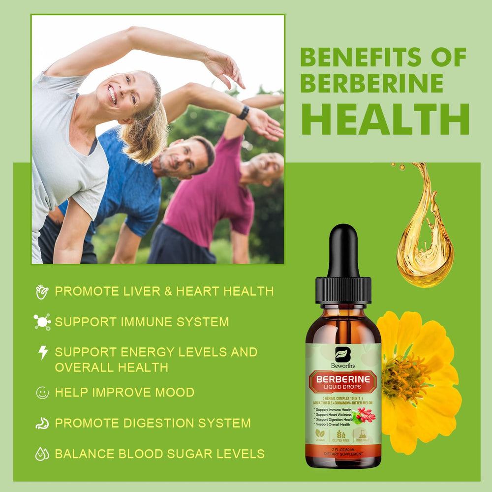 B BEWORTHS Berberine artichoke leaf blend communicates holistic wellness integration