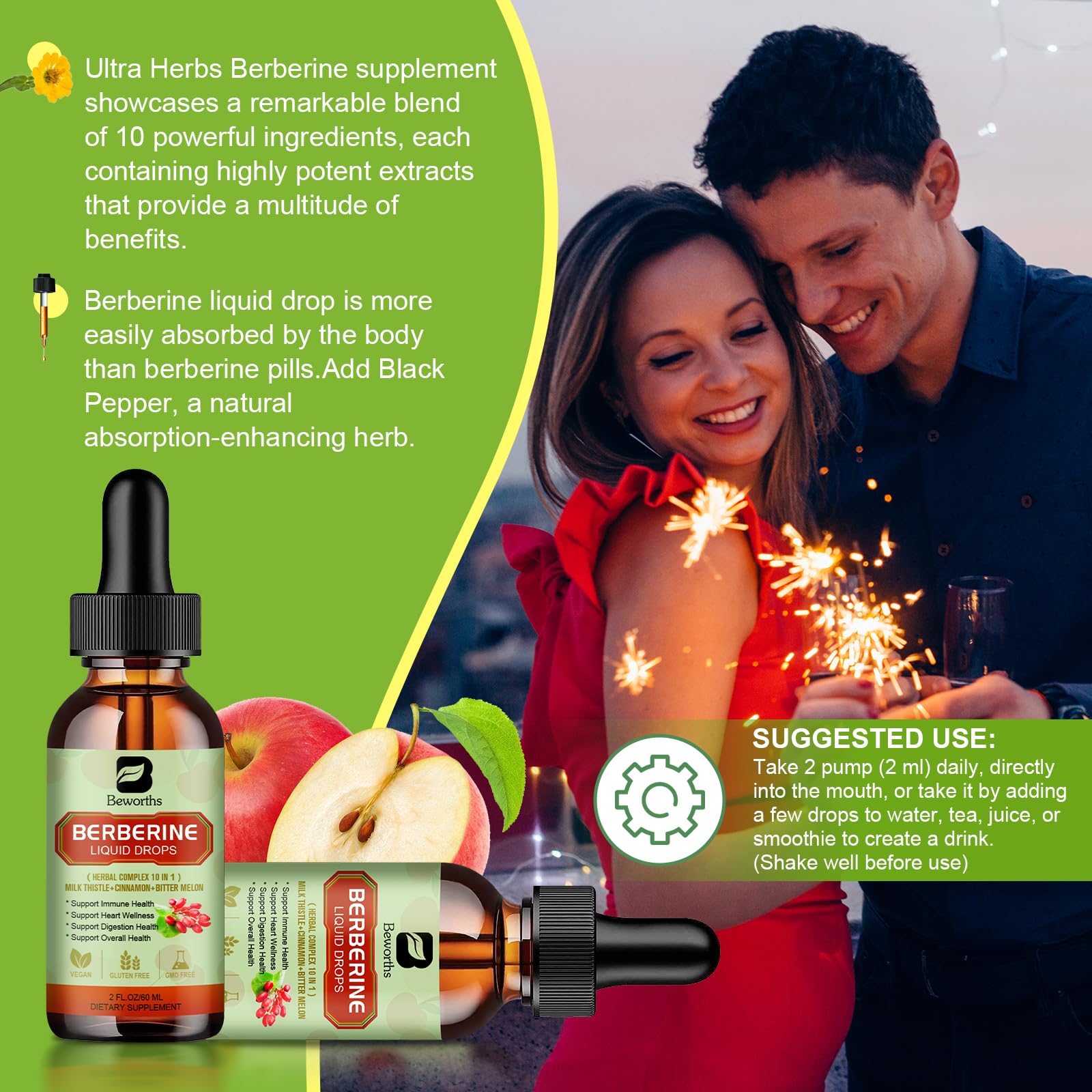 B BEWORTHS Berberine vegan-friendly formula suitable for plant-based routines