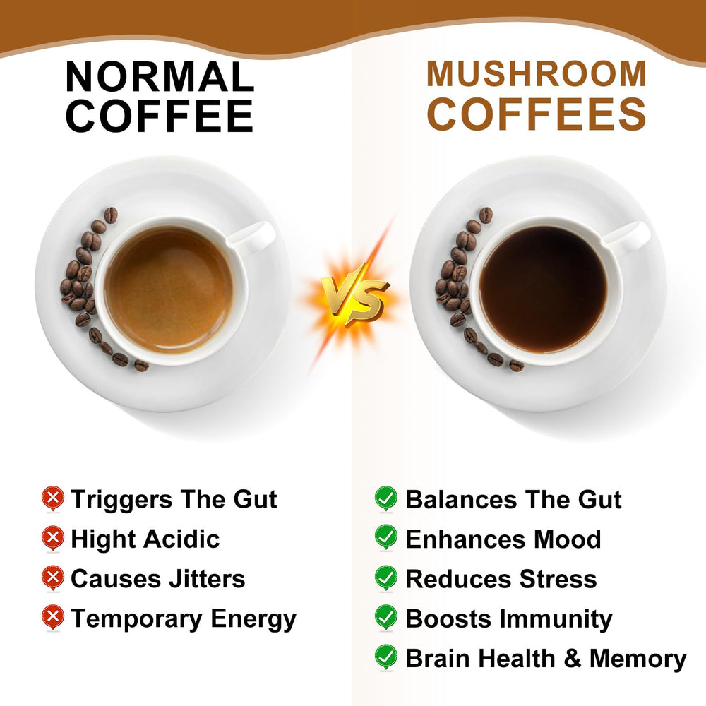 beworths mushroom coffee ingredients blend cocoa and mushroom synergy