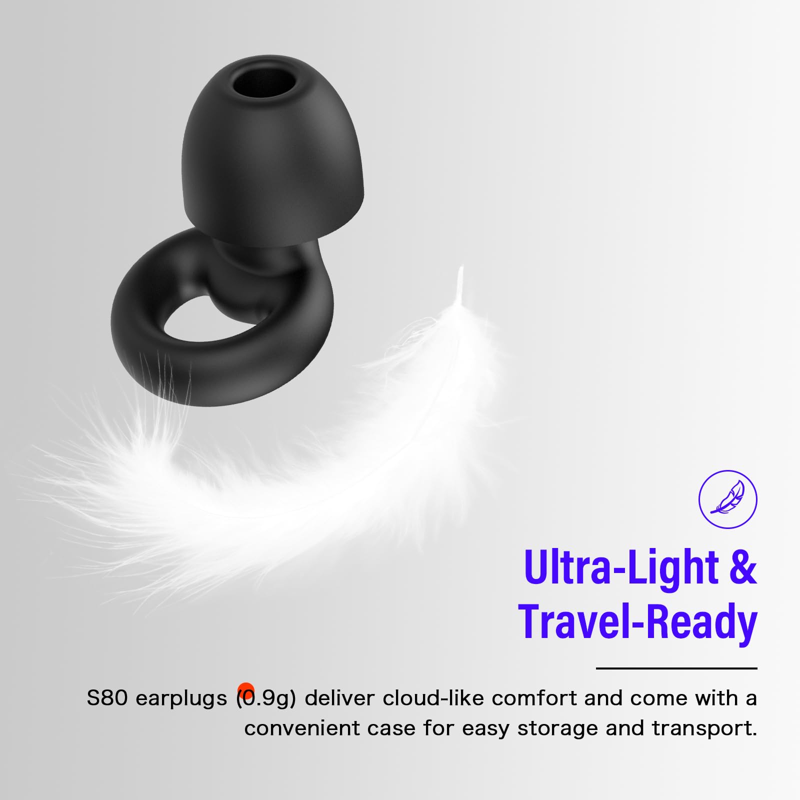 BEXILOR soft silicone tips ensure secure seal and gentle wear