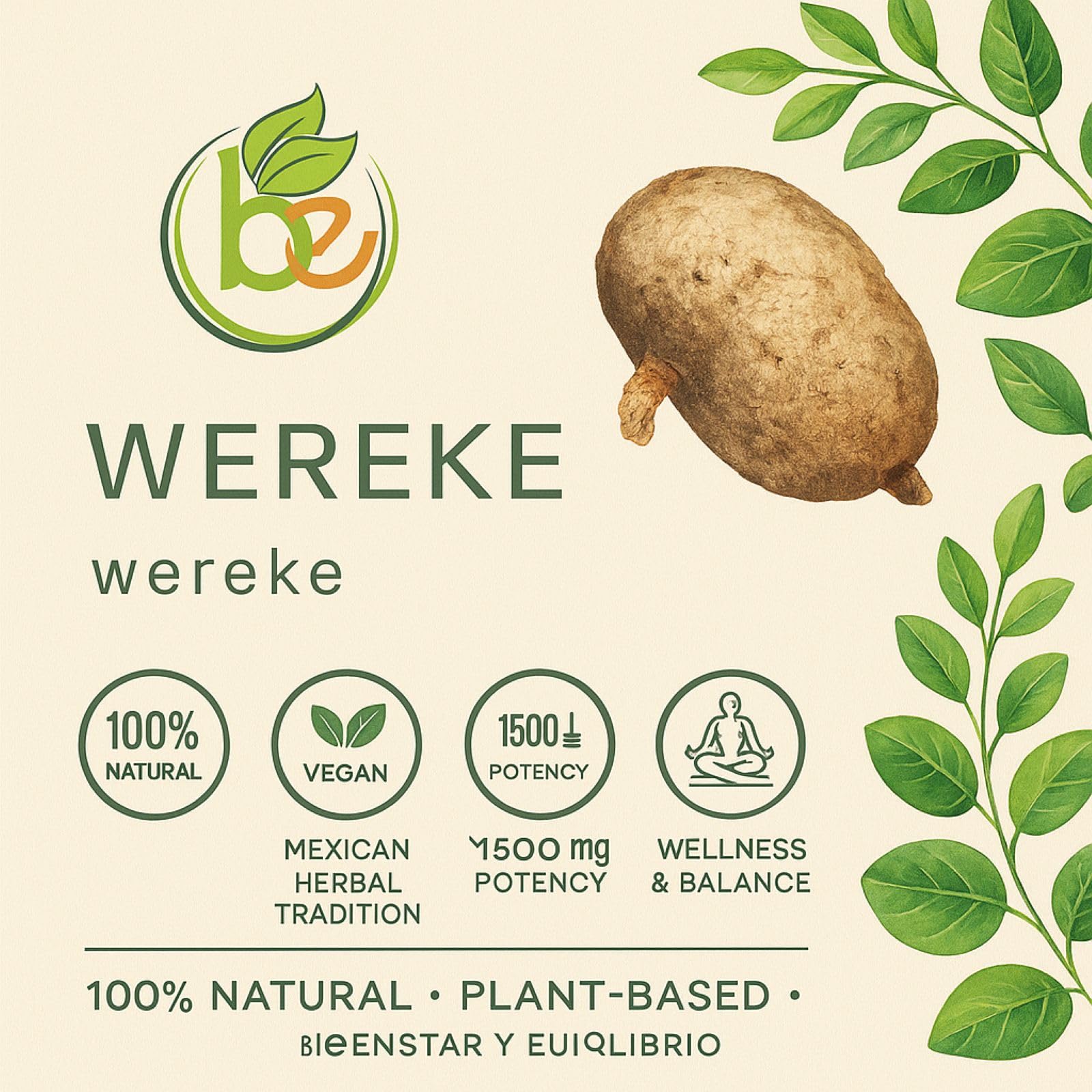 B-Experts Wereke Root packaging showcases premium quality.