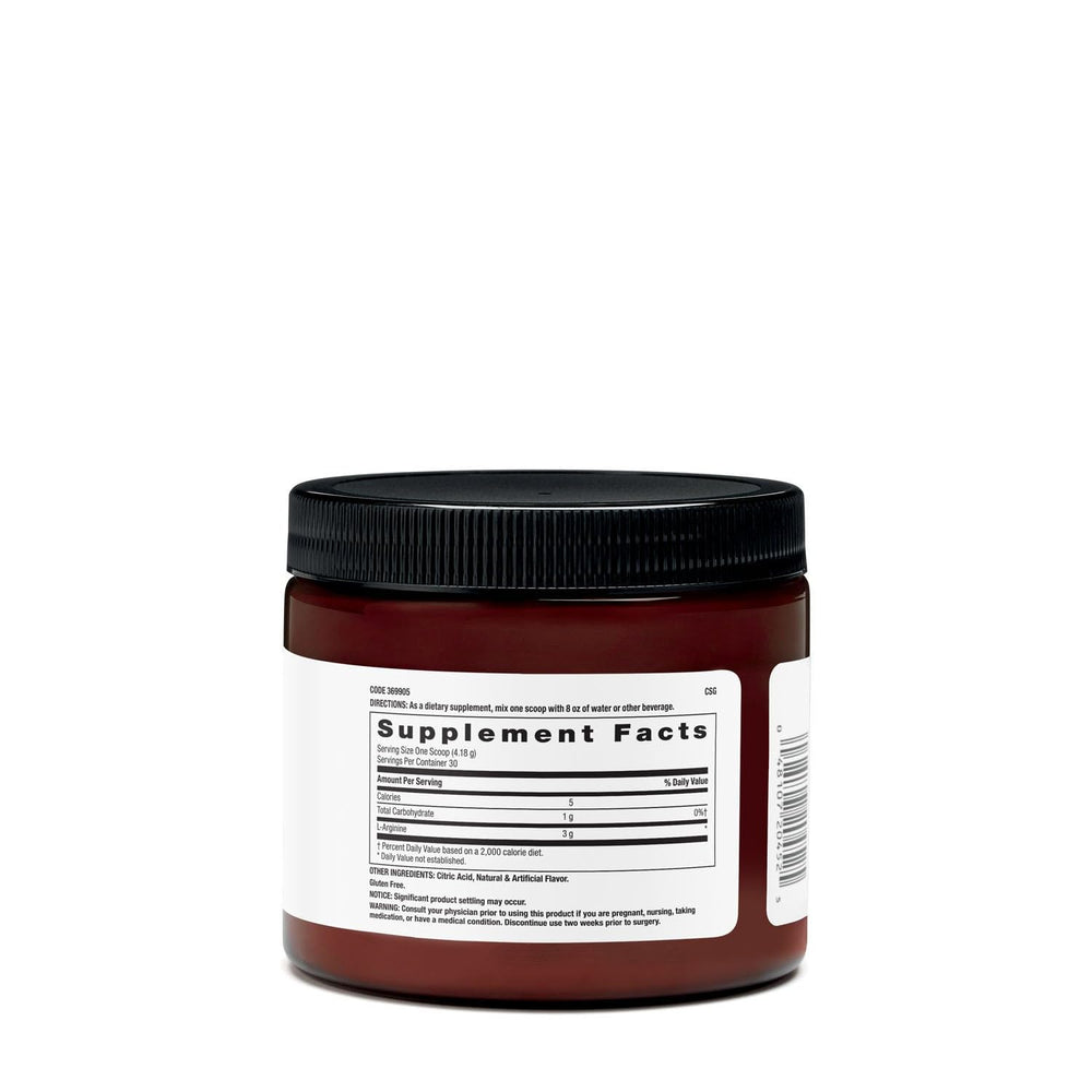 Beyond Raw Chemistry L-Arginine powder scoop for precise dosing to support training energy.