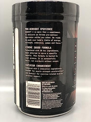 Concept X bottle with nutritional label highlighting 300 mg caffeine for sustained energy.