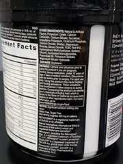 BEYOND RAW LIT AF canister front view showing label and serving details