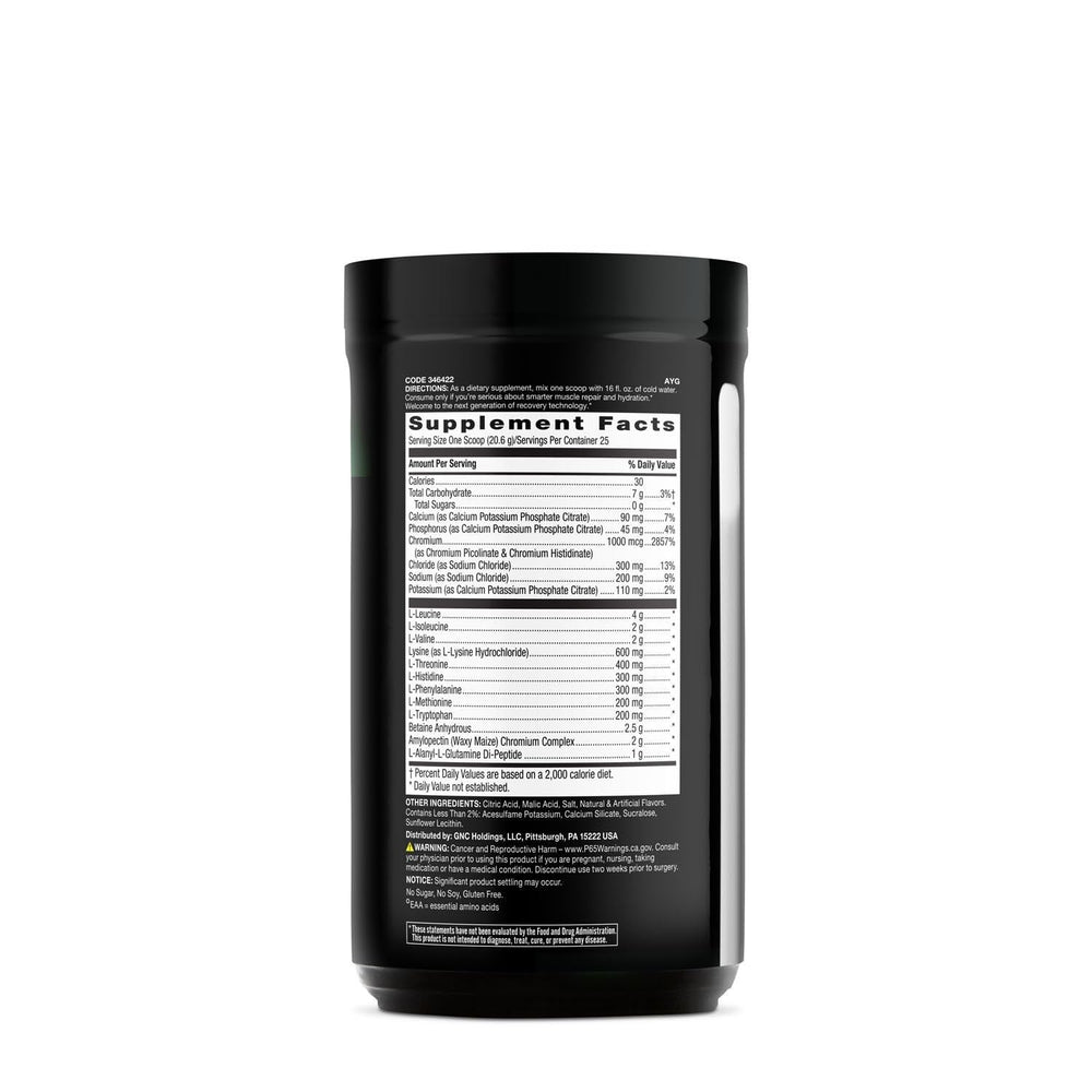 Scoop of BEYOND RAW Precision Amino dissolving in water quickly.