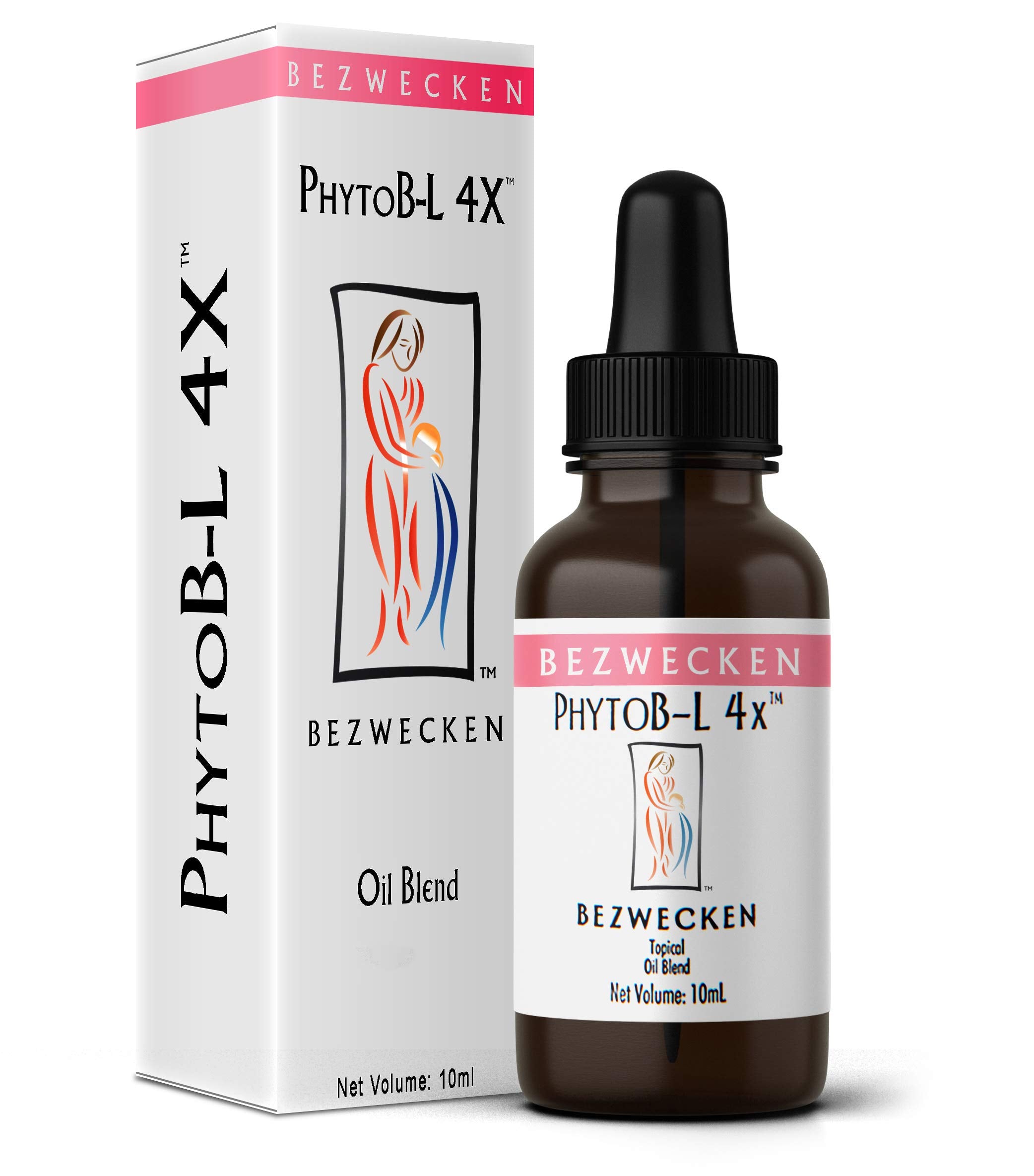 Bezwecken PhytoB-L 4x topical oil bottle ready for convenient on-skin application.