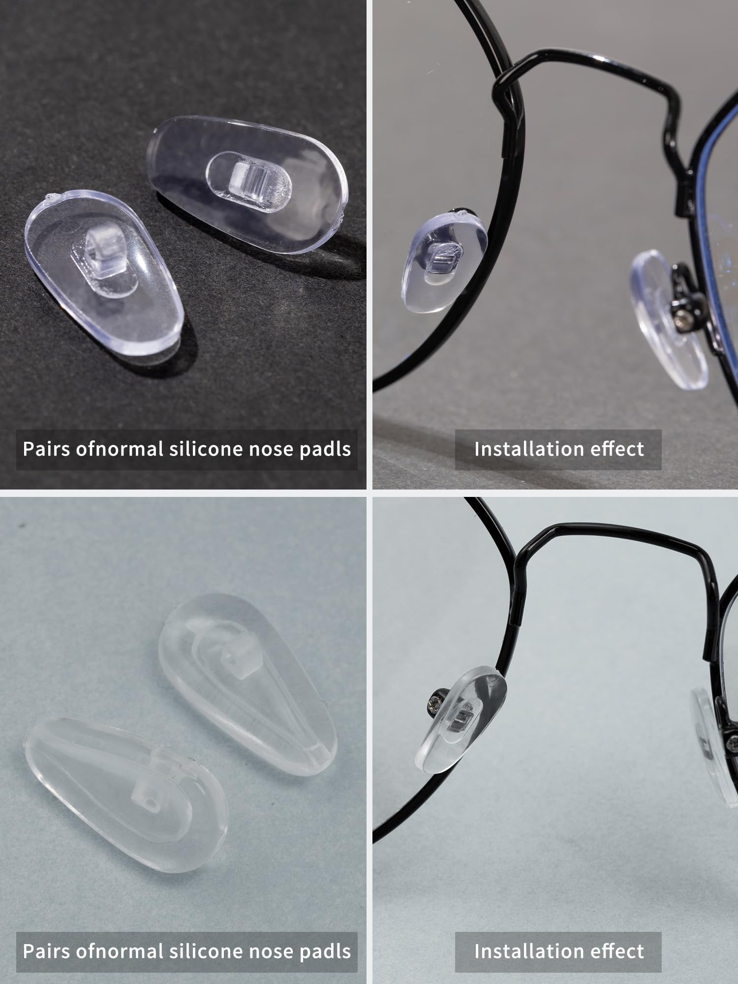 Bflaae PVC nose pads offer durable, secure-fit wear