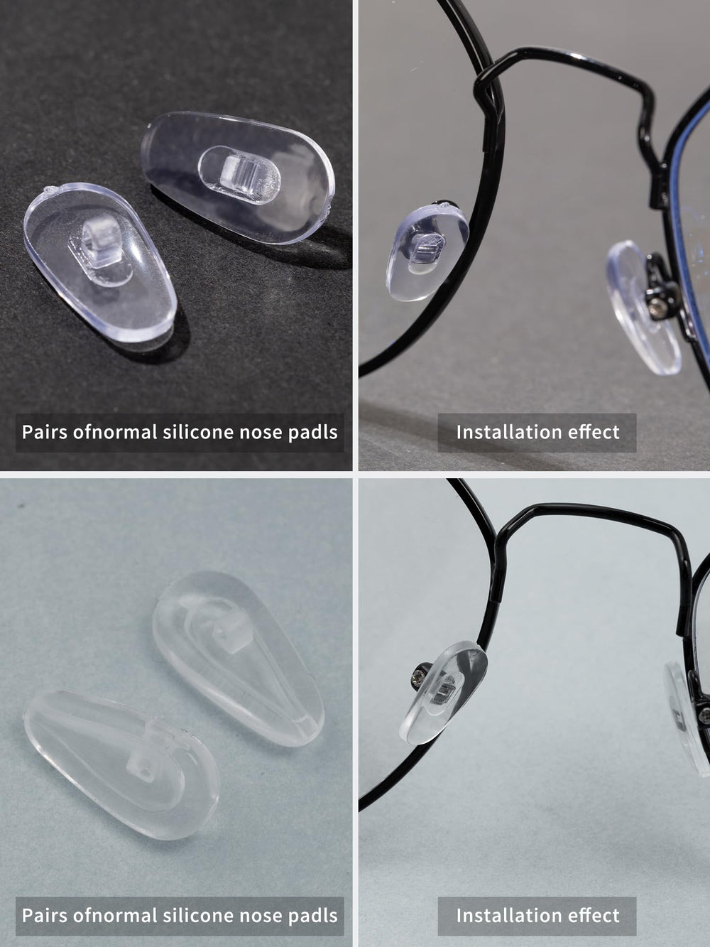 Bflaae PVC nose pads offer durable, secure-fit wear
