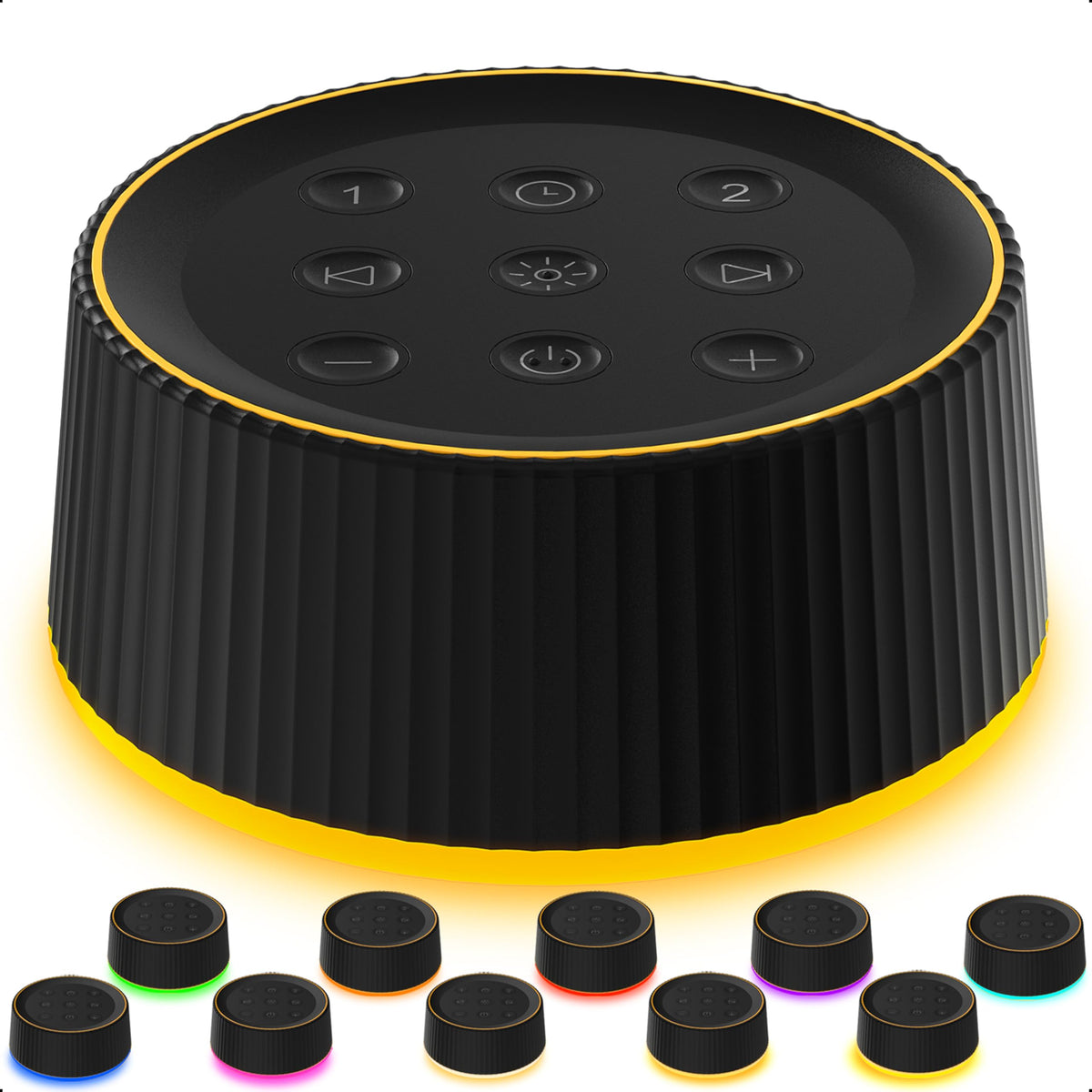 BGOVERSS white noise machine compact portable for travel and on-the-go soothing