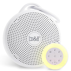 B&amp;H portable white noise machine with night light aiding bedtime for baby