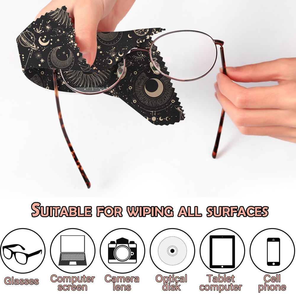 BHAHB portable cleaning cloths tucked in pocket for on-the-go use.