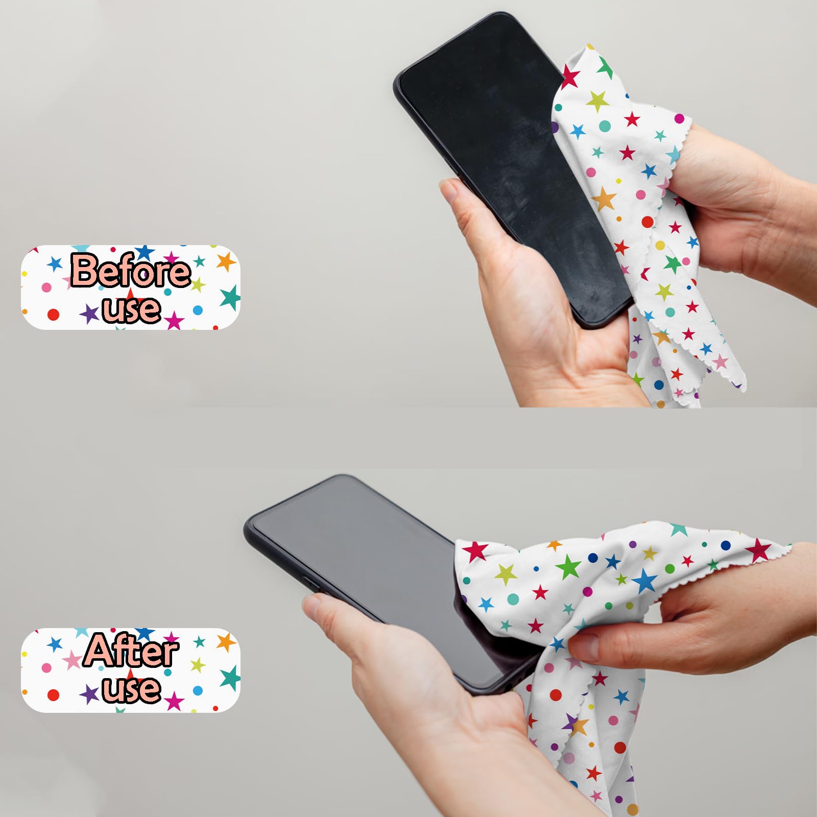 BHAHB safe cleaning cloth for camera lenses and delicate screens.