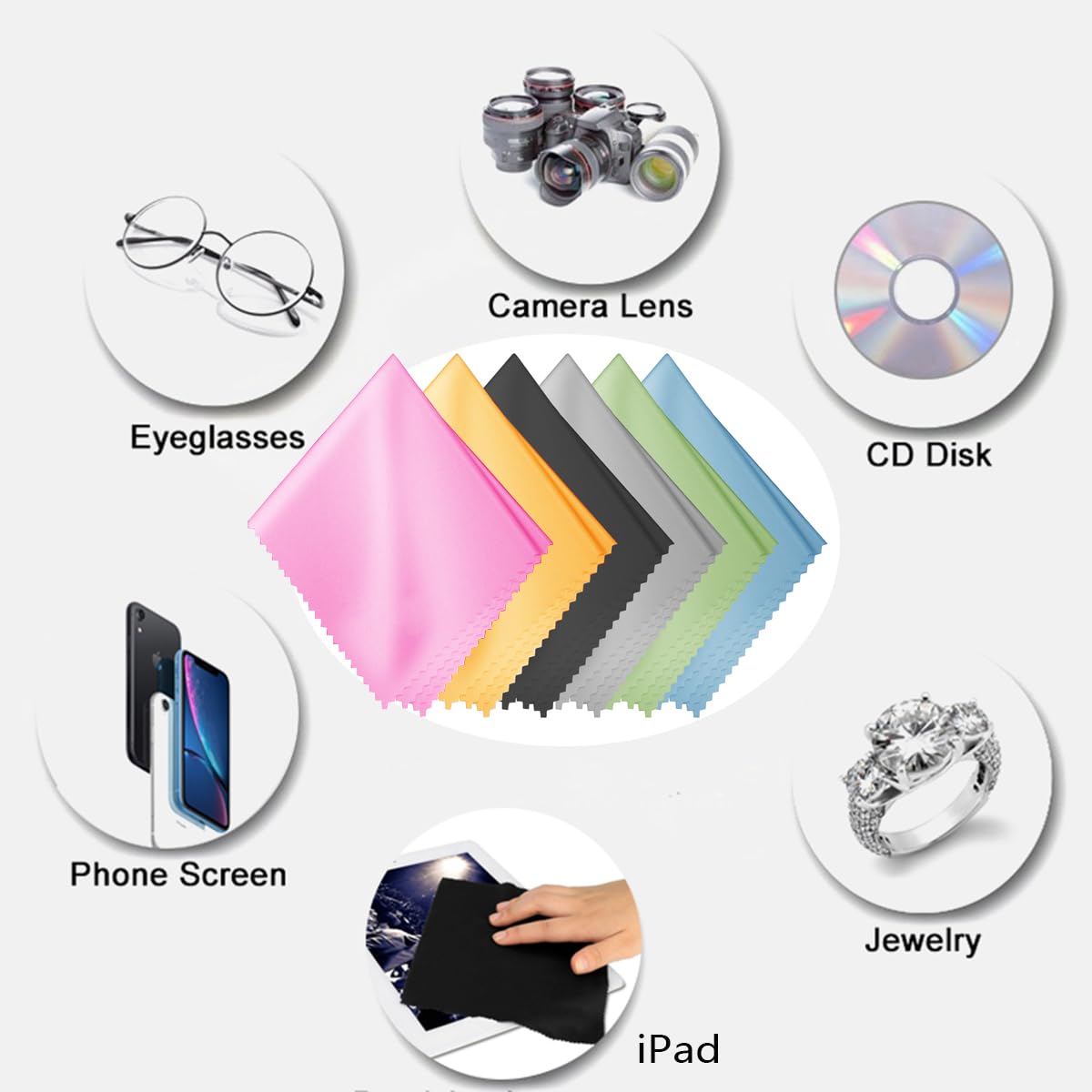 BHCCYS paño rosa para pantallas, cuida dispositivos móviles con limpieza suave