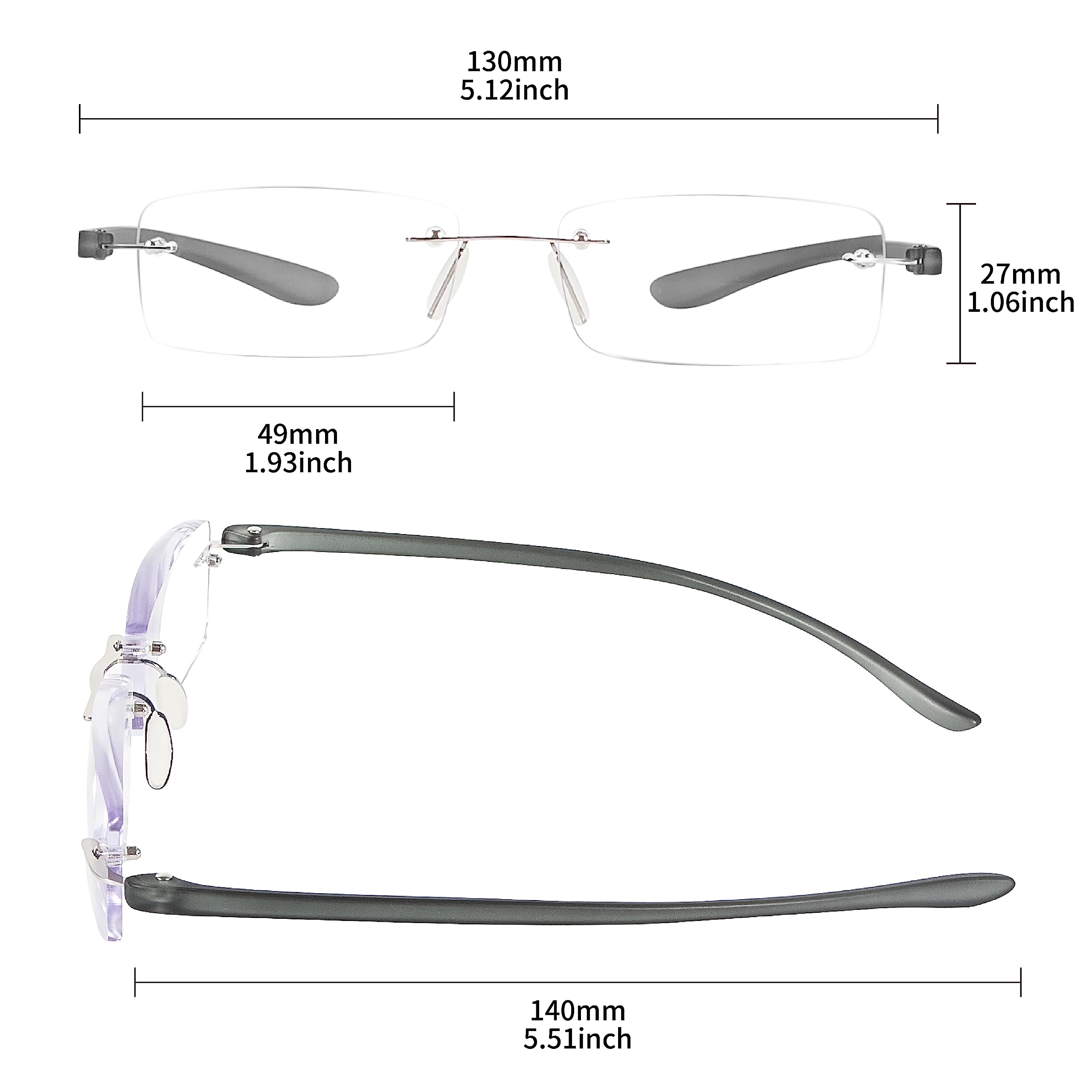 Bhigh blue light reading glasses in a lifestyle setup at home