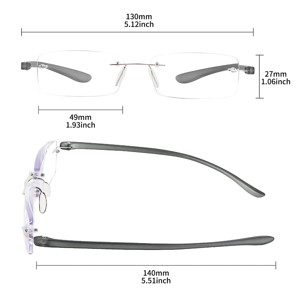 Bhigh blue light reading glasses in a lifestyle setup at home