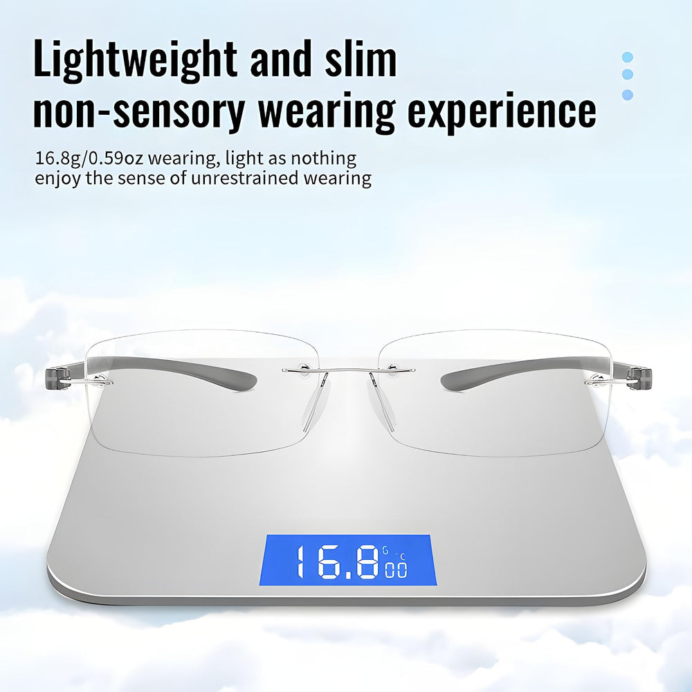 Bhigh blue light reading glasses packaging ready for travel