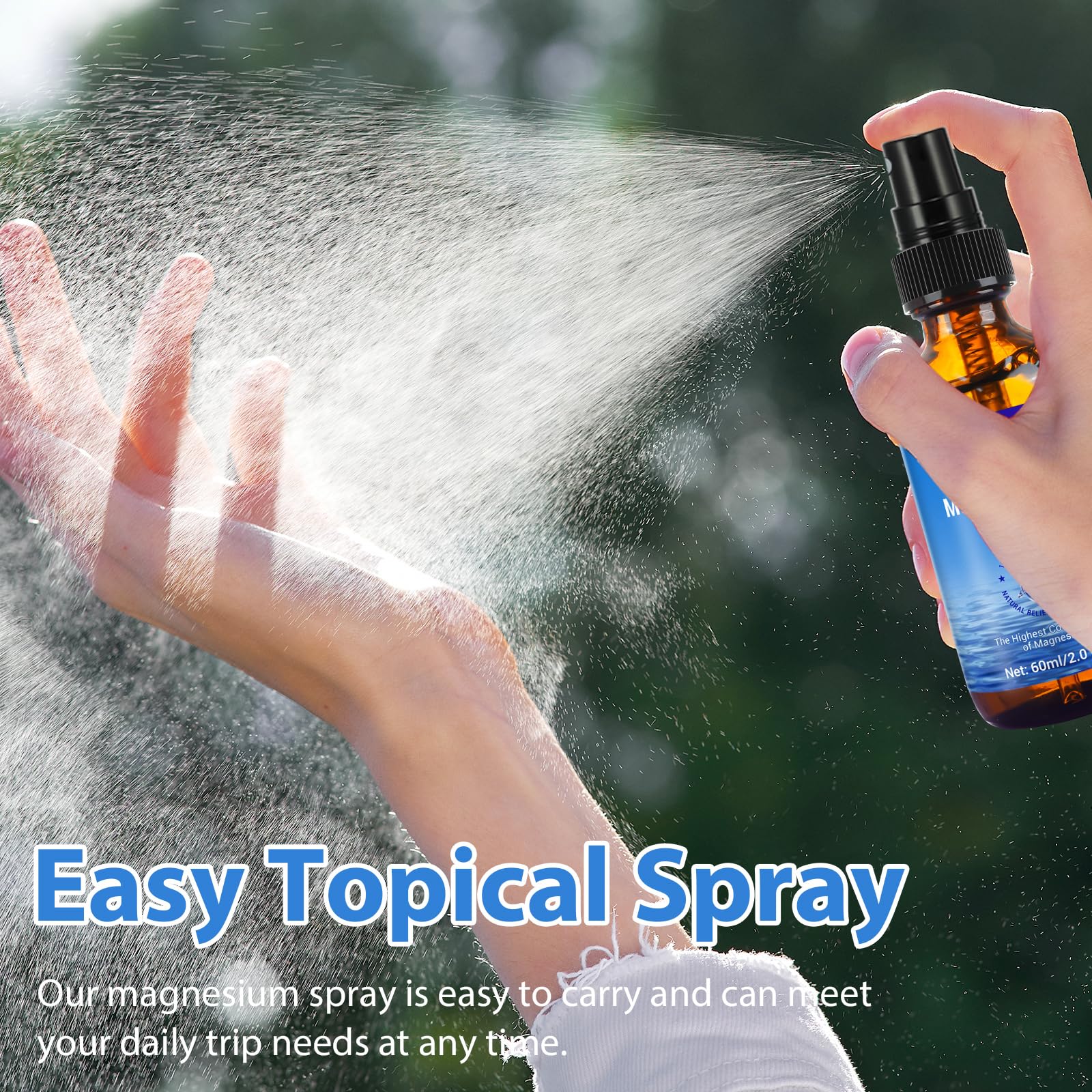 BHMSHY 2 fl oz bottle provides 100-125 mg magnesium per spray