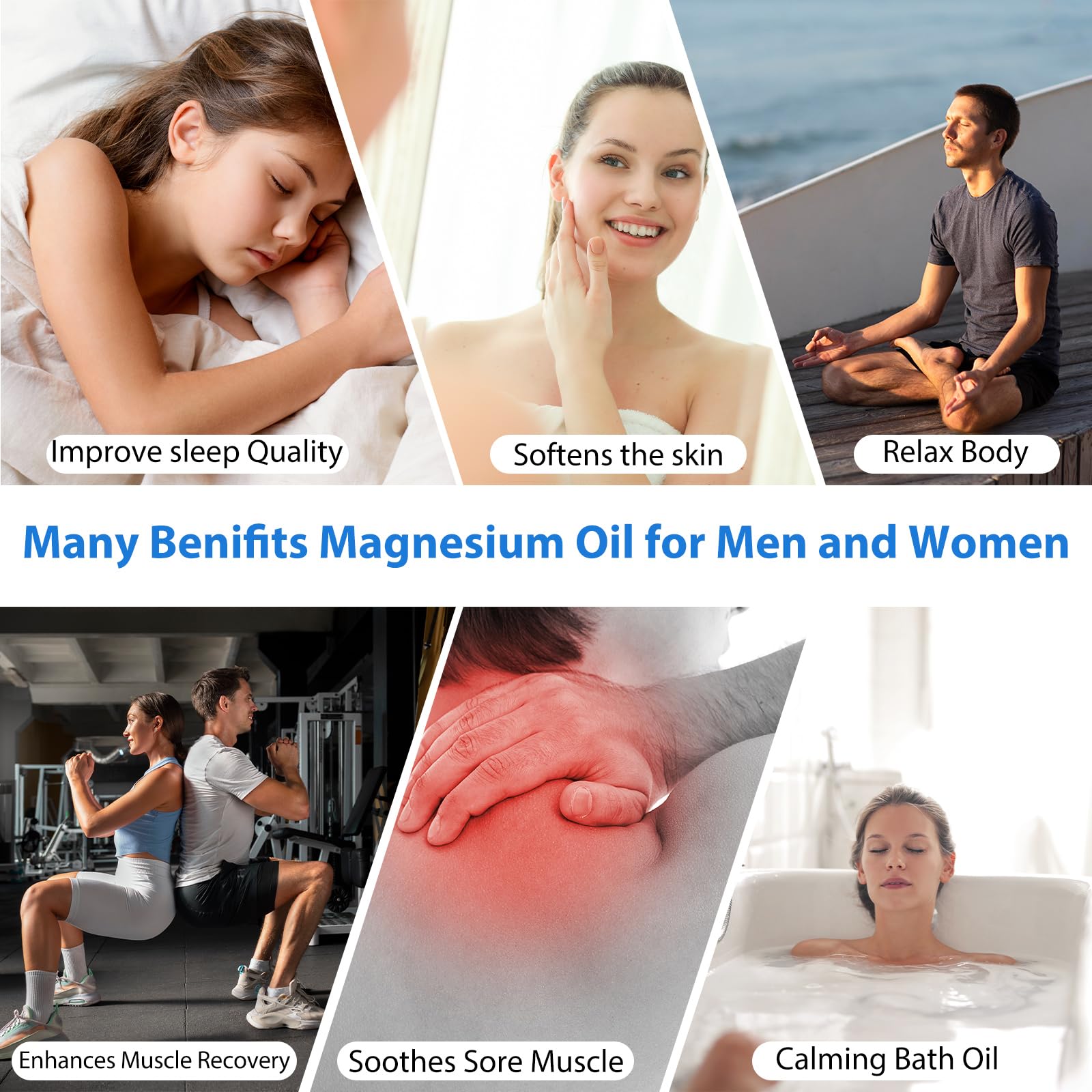 BHMSHY magnesium oil spray as a deodorant option in a sleek bottle
