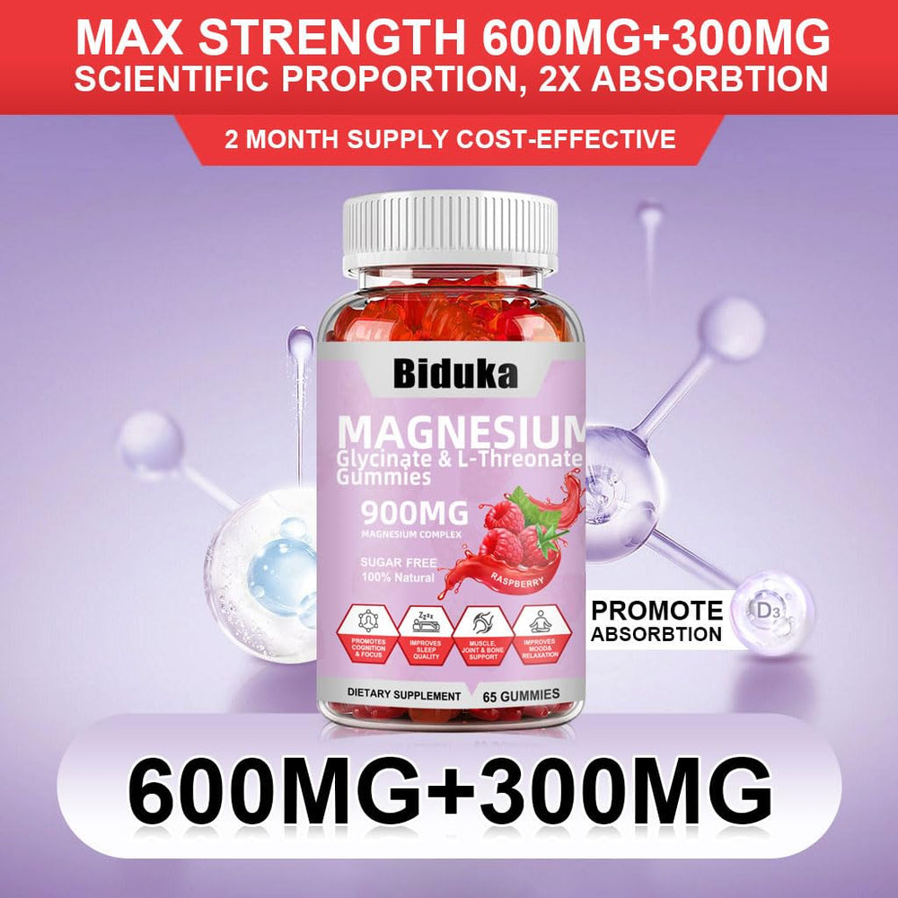 Biduka blend with vitamin D, B6, and CoQ10 for daily wellness.