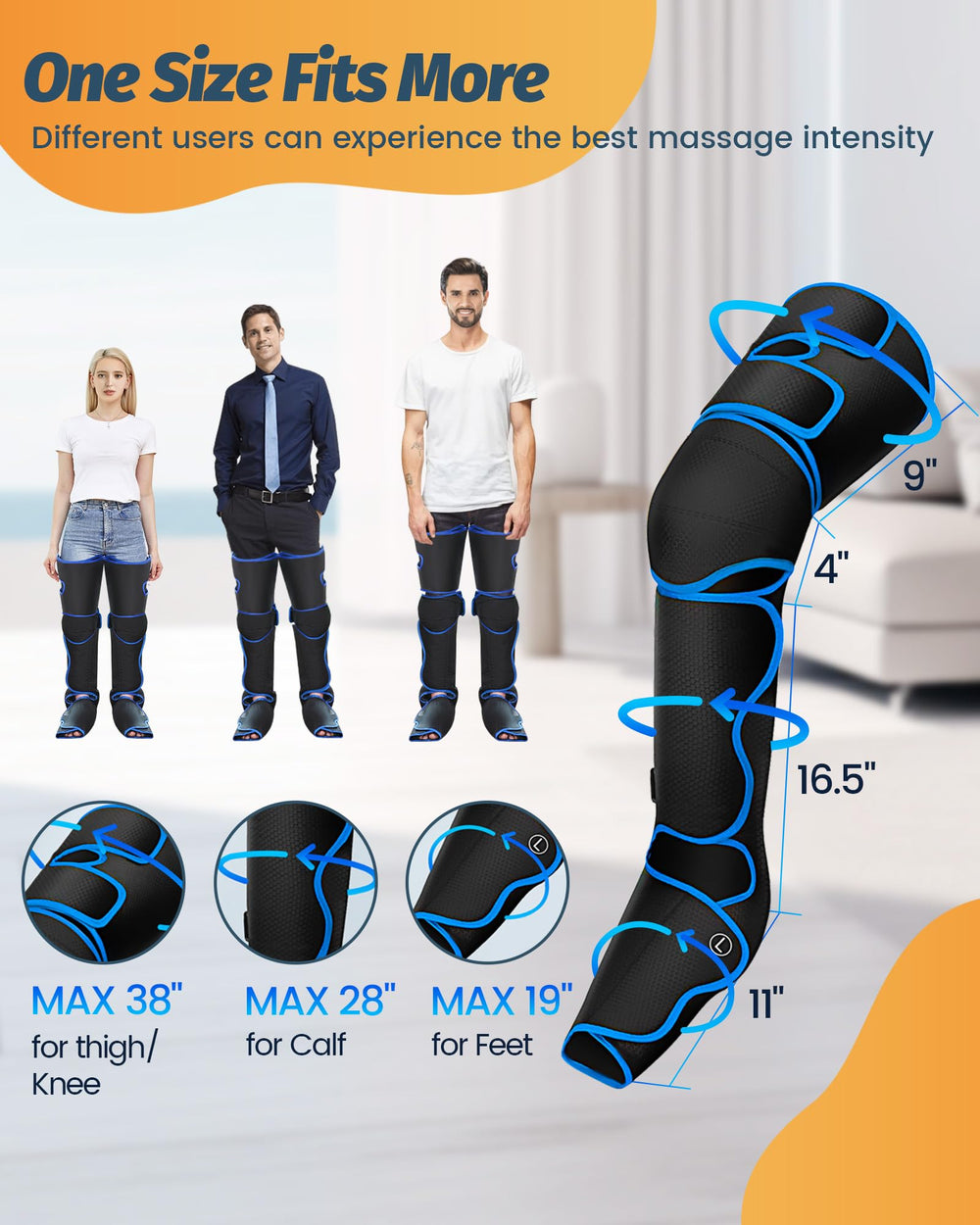 BIEAMA soft interior fabric enhances comfort during sessions.