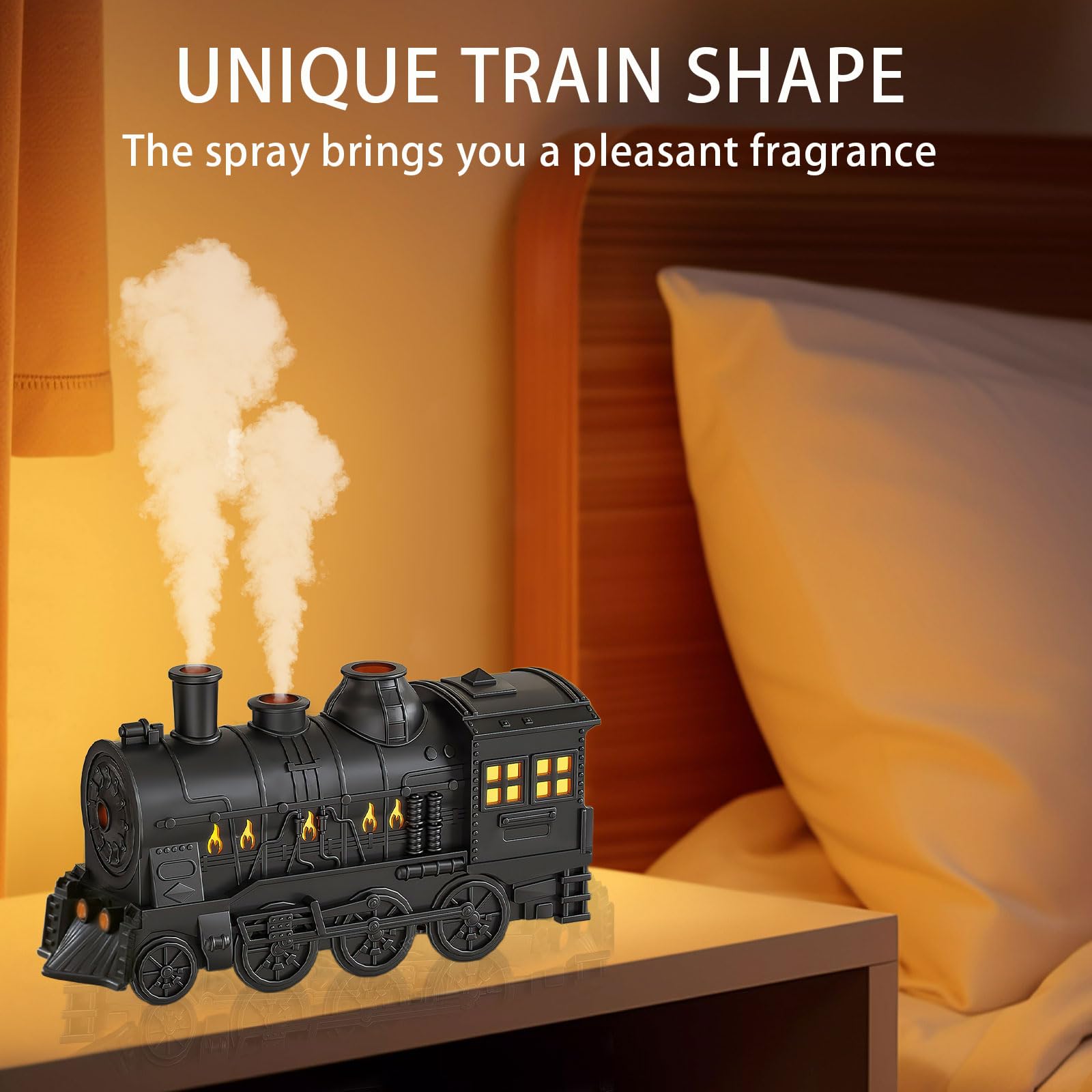 BieJiahWeiBie Train Diffuser auto-off feature ensures safe use