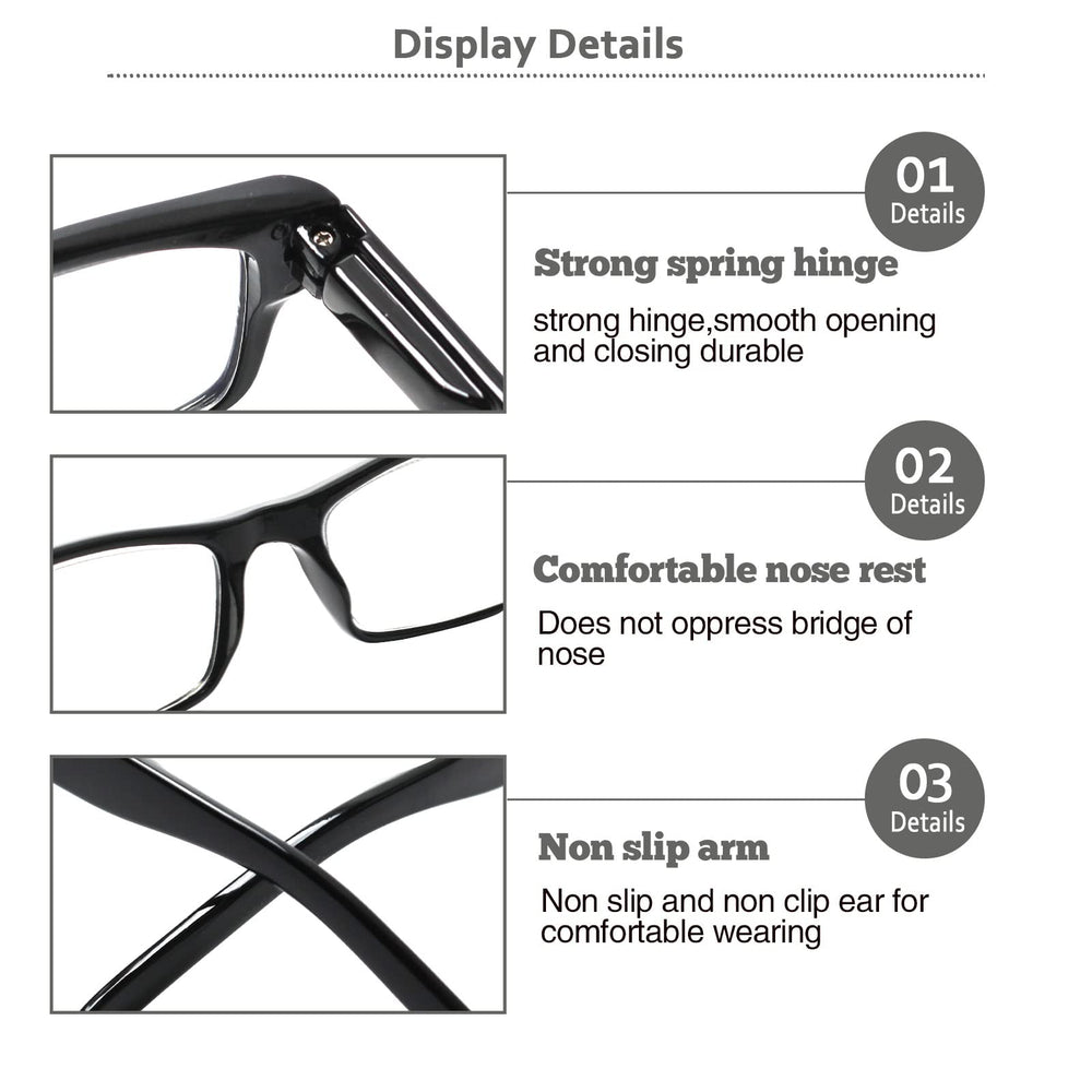BIENCOOL HD anti-reflection lenses deliver true colors and clarity.