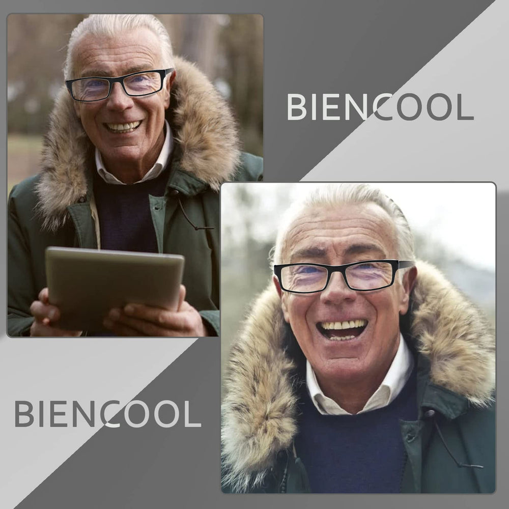 BIENCOOL includes cloth bag and cleaning cloth for care.