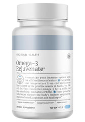 BIG BOLD HEALTH Omega-3 Rejuvenate bottle front with high-quality omega-3 formula