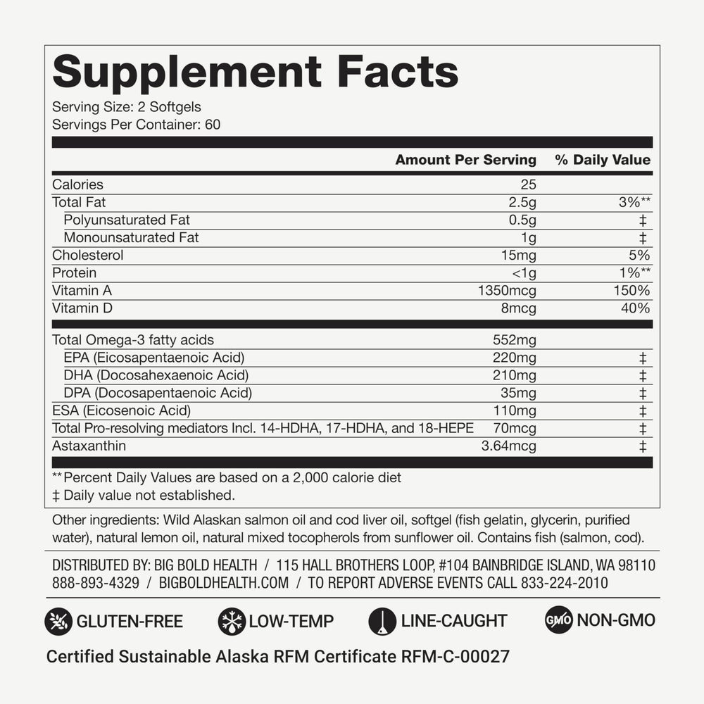 Wild Alaskan salmon oil image representing purity and sustainable sourcing