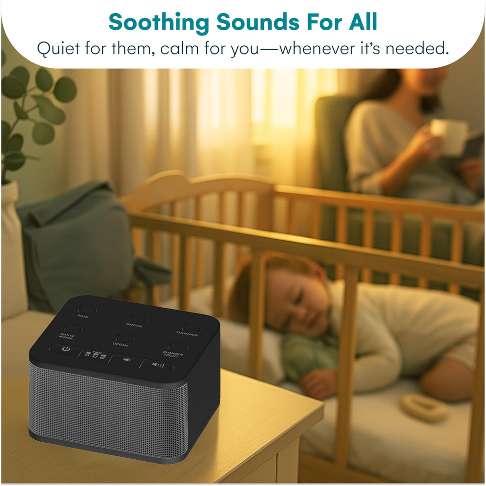Big Red Rooster Sound Machine auto-off timer for customizable sessions.